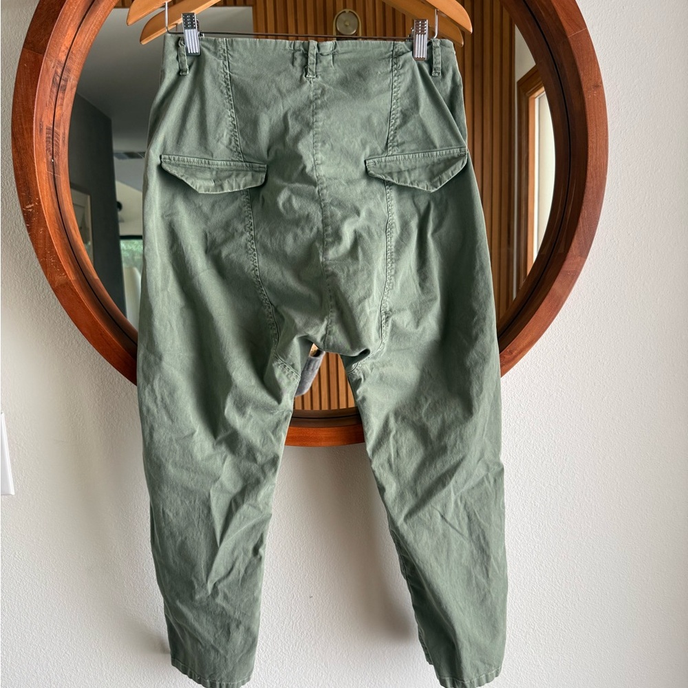 Nili Lotan Paris Pants on Olive Sz 2 Fits Larger - Picture 3 of 8